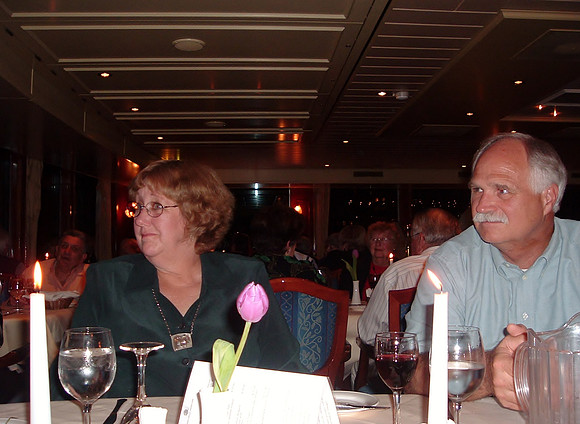 11.03.05.09 Becky & Frank, Captain's Farewell Dinner