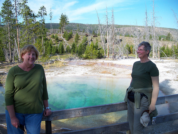 Becky, Uta, bison, pool